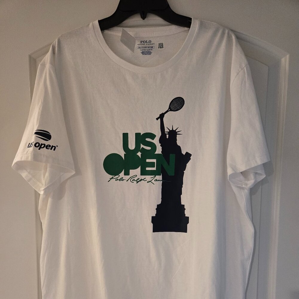 NWOT POLO RALPH LAUREN RARE US OPEN STATUE OF LIBERTY T SHIRT XXL SLIM FIT